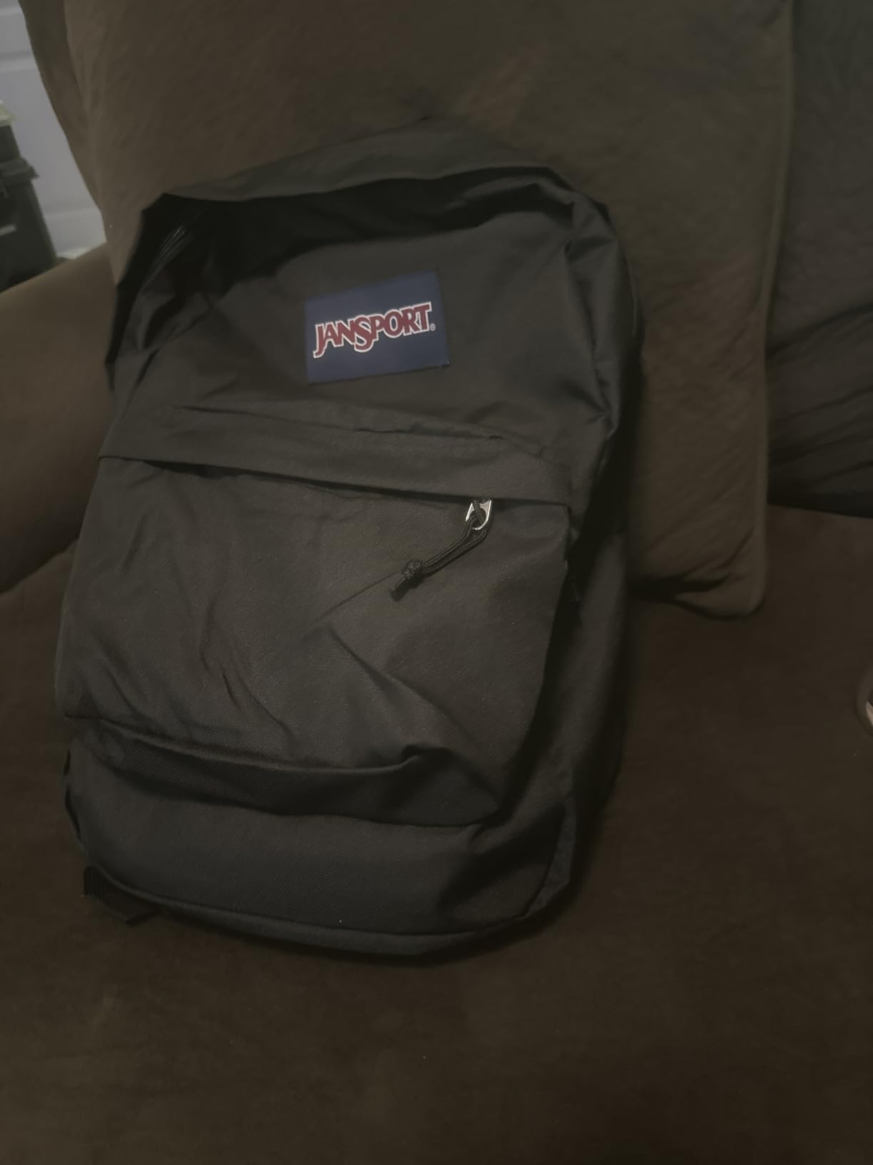 JanSport SuperBreak One Backpack - Durable, Lightweight Bookbag with 1 Main Compartment, Front Utility Pocket with Built-in Organizer - Premium Backpack, Black customer photo 1