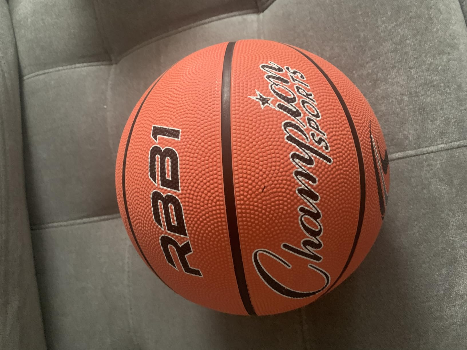 Champion Sports Rubber Basketballs - Durable Indoor & Outdoor Training & Recreational Game Balls, Multiple Sizes & Colors customer photo 2