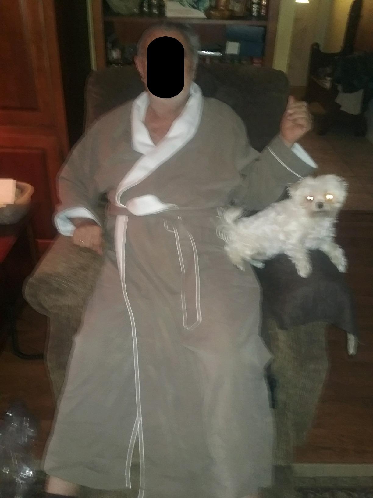 Plush Necessities Luxury Spa Robe - Microfiber with Cotton Terry Lining customer photo 1