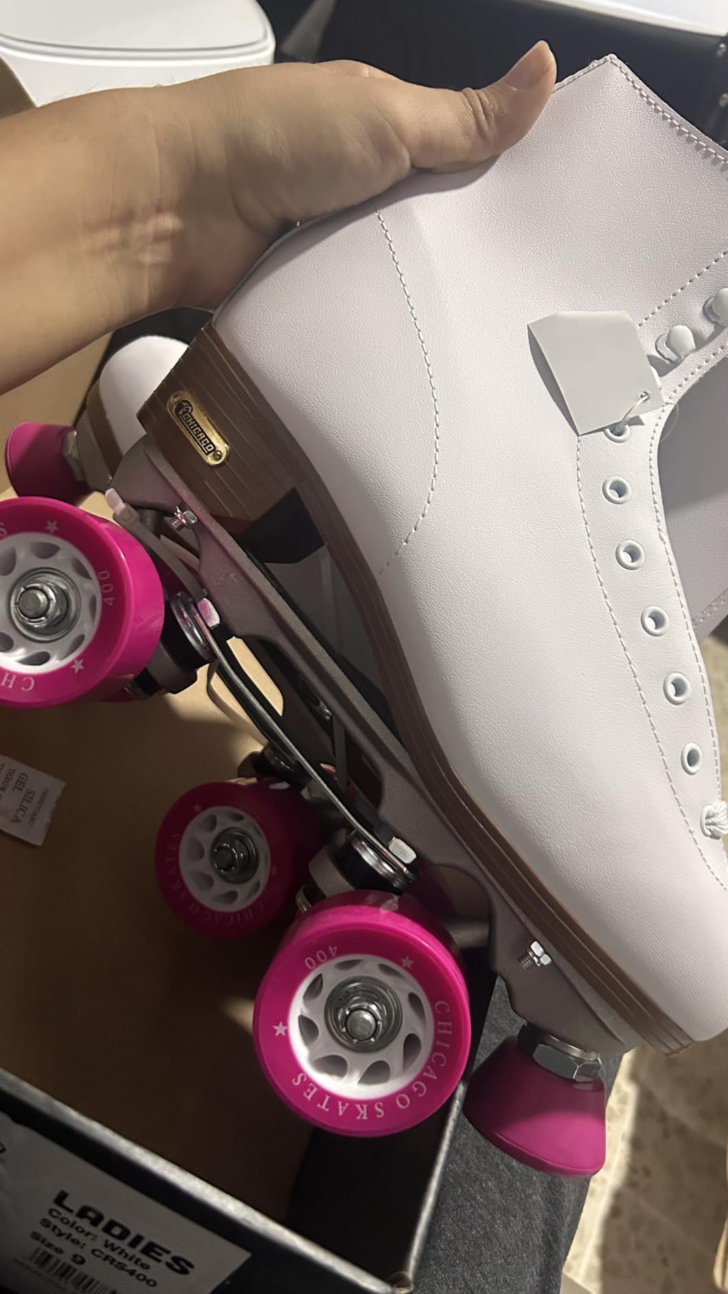 Chicago Skates Classic Quad Roller Skates for Women & Men - Adjustable High-Top Boots for Safe Indoor/Outdoor Roller Derby customer photo 2
