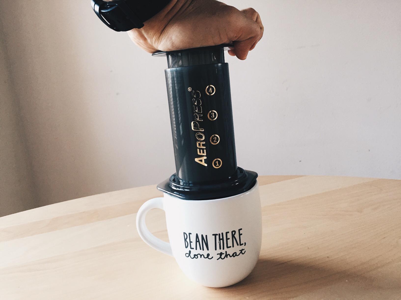 AeroPress Original Coffee Press, French Press, Pour-Over & Espresso Style | All-in-One Manual Coffee Maker, 2-Minute Brew, Less Bitterness, More Flavor, Portable, Travel & Camping customer photo 1