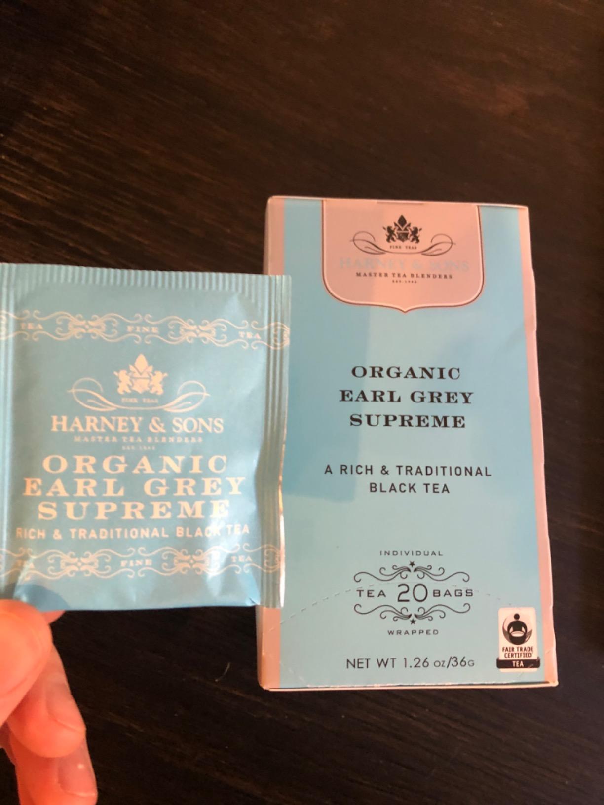 Harney & Sons Earl Grey Supreme, Black Tea, 20 Sachets customer photo 2