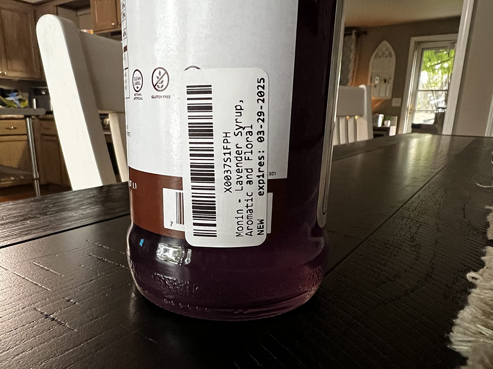Monin Lavender Syrup for Drinks - Gluten Free, Kosher - 750 ml / 25.4 fl oz customer photo 1