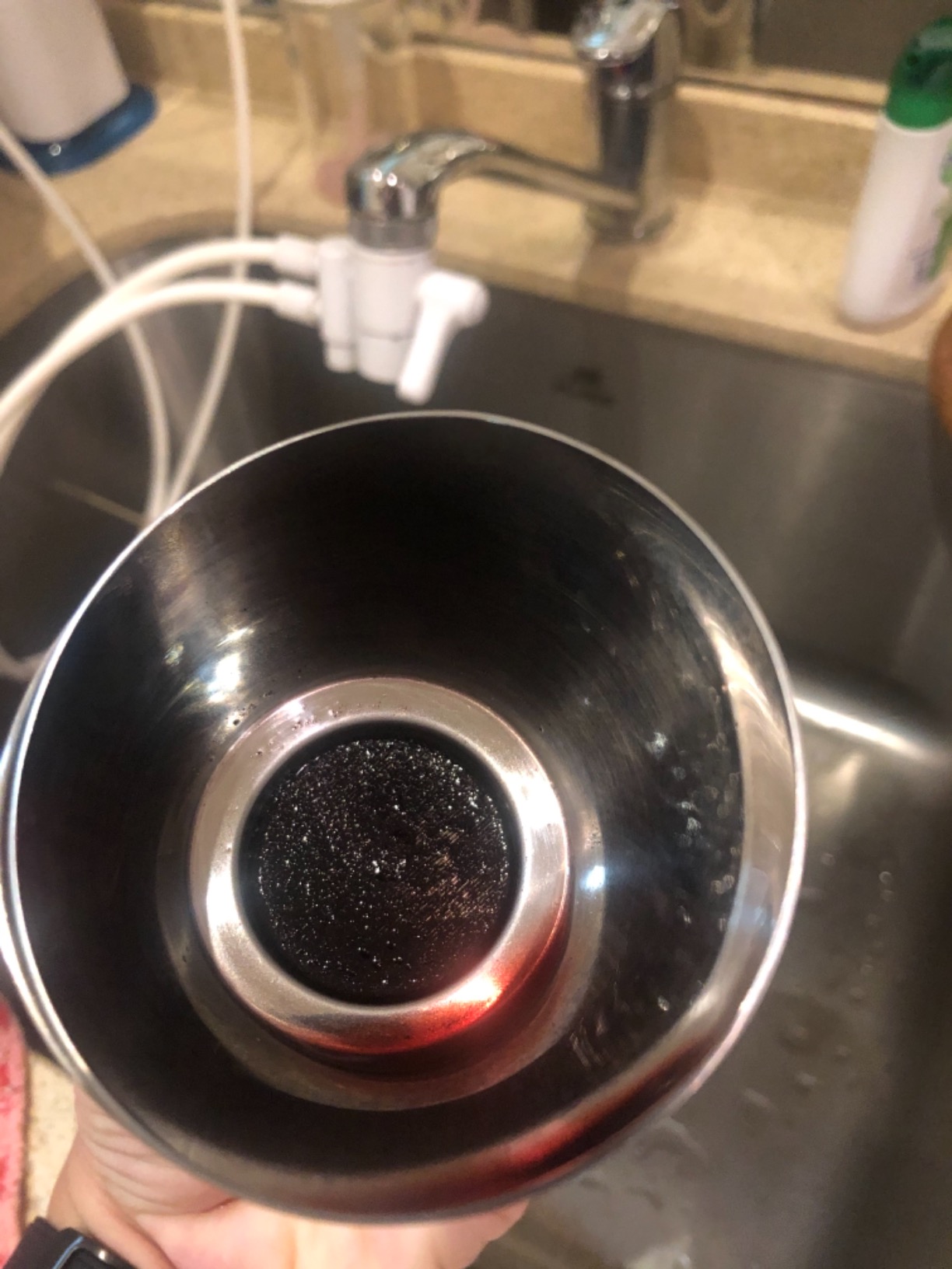 Rabbit Wine Aerator Shower Funnel with Sediment Strainer, Stainless Steel customer photo 1