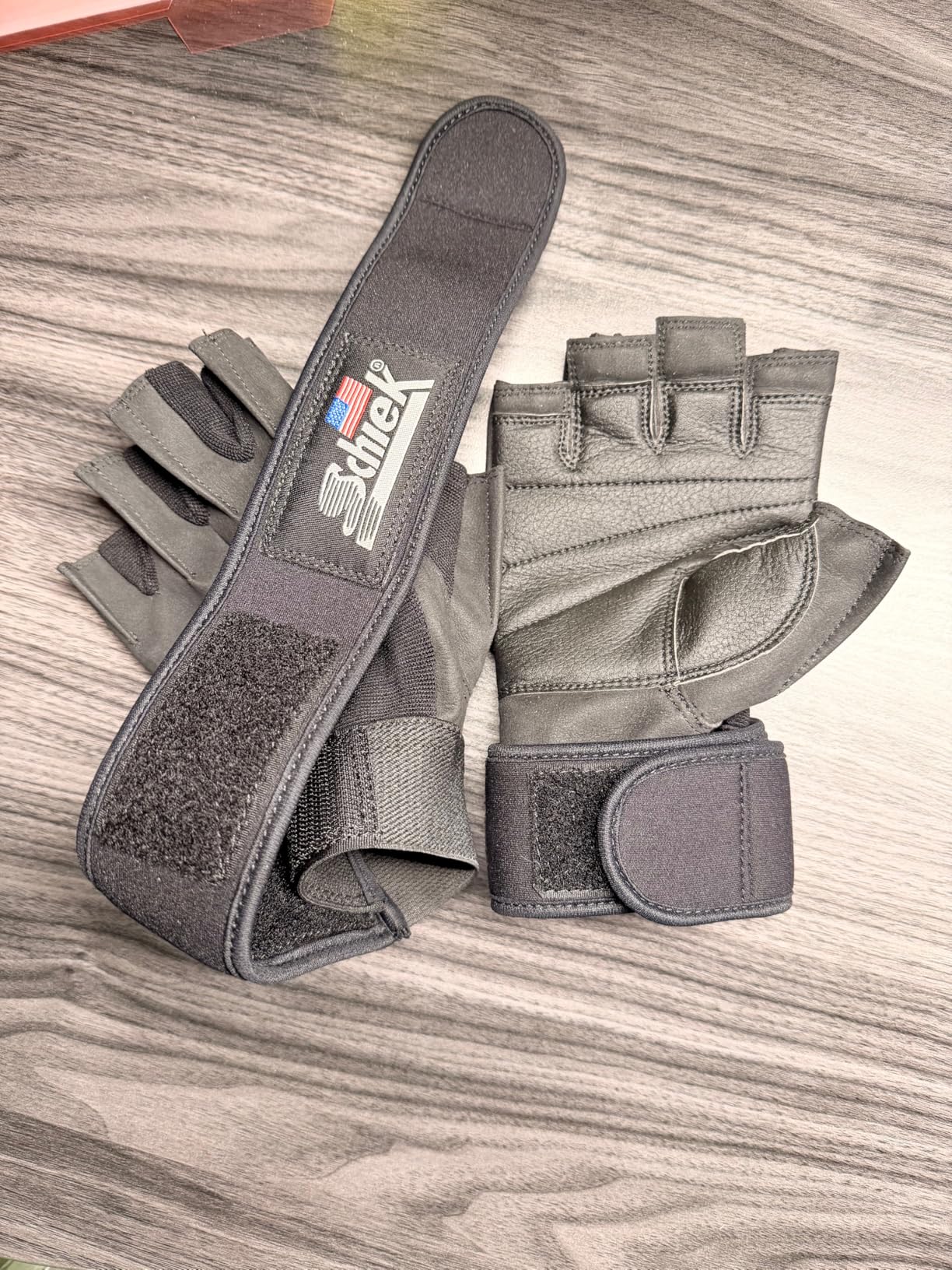Schiek Sports 540 Platinum Lifting Gloves, Gym Workouts | Wrist support, weight training, durable grip, comfortable palm padding customer photo 1