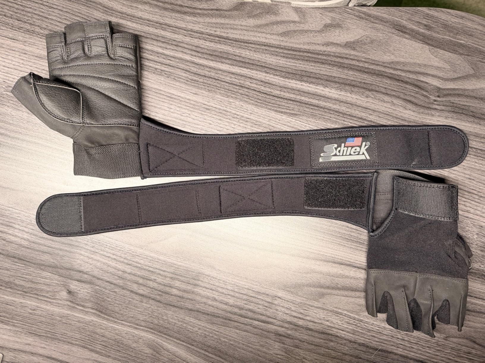 Schiek Sports 540 Platinum Lifting Gloves, Gym Workouts | Wrist support, weight training, durable grip, comfortable palm padding customer photo 2
