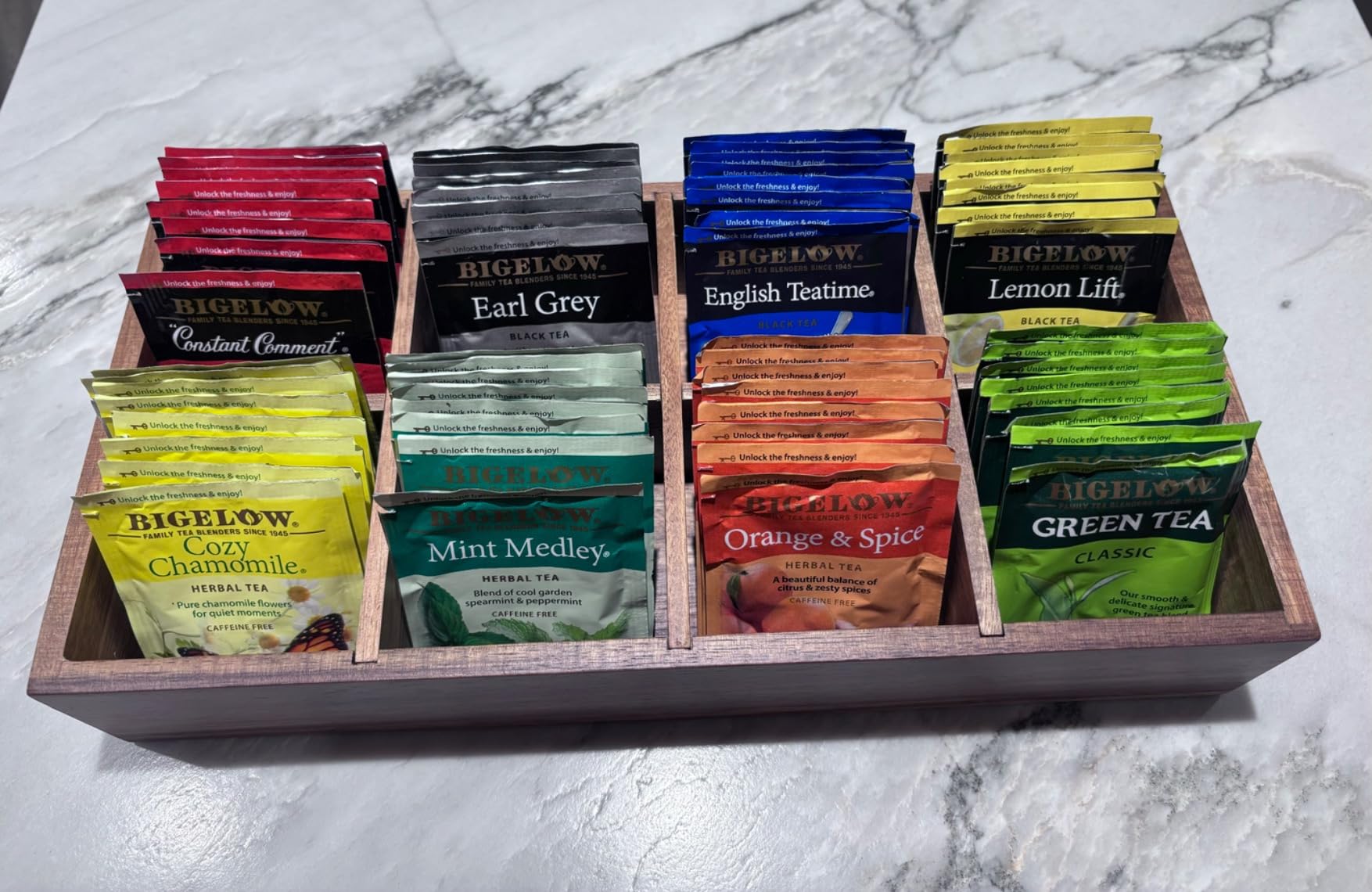 Bigelow Tea Collection, Variety Gift Box Sampler, 64 Tea Bags, (Pack of 1) customer photo 2