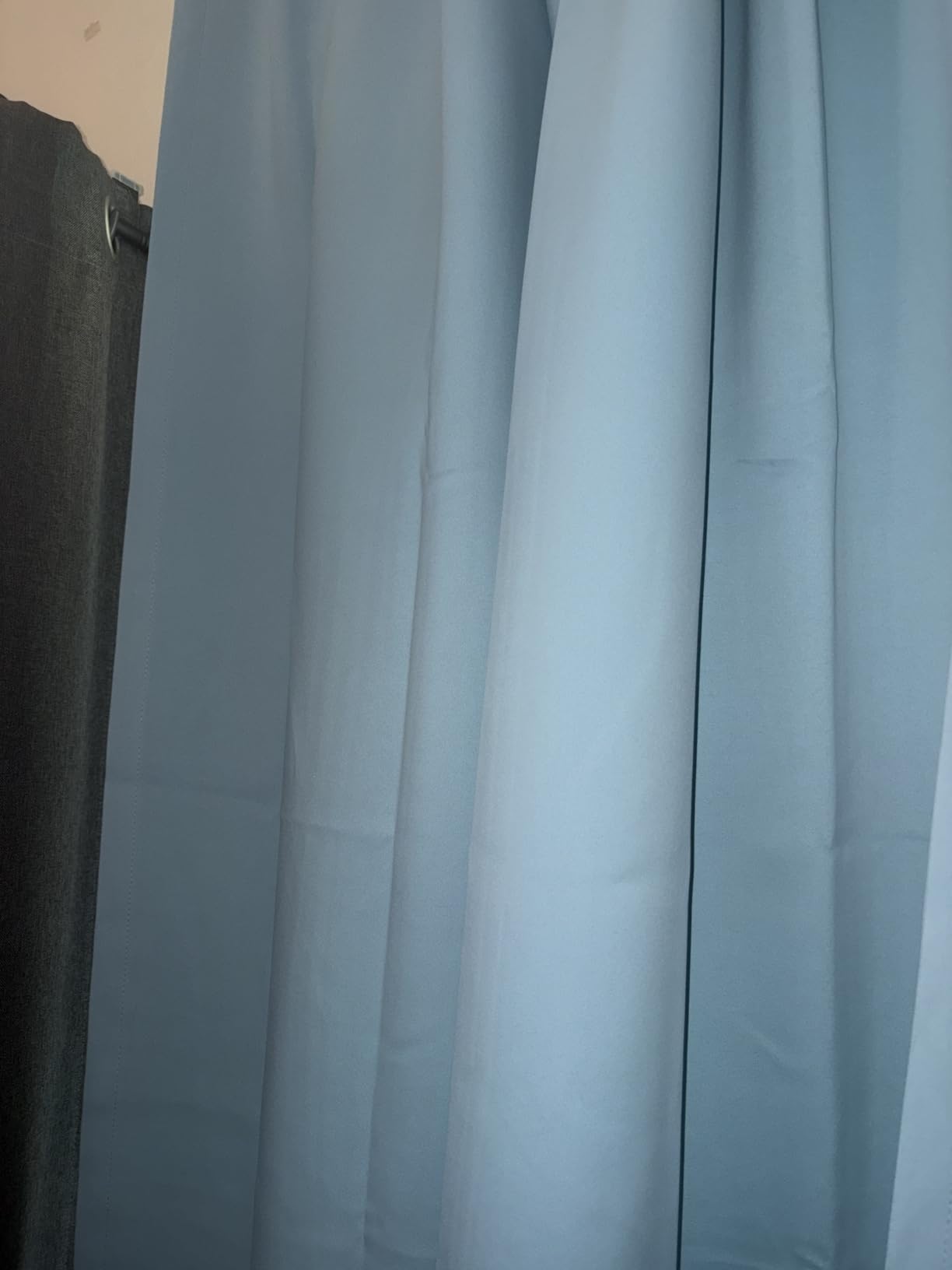 Best Home Fashion Solid Thermal Insulated Window Treatment Blackout Curtains - Back Tab/Rod Pocket - Beige - 52