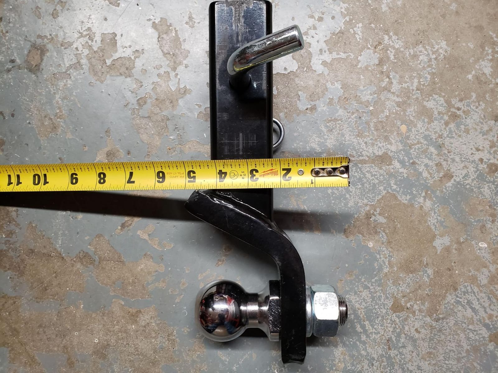 CURT 45036 Loaded Ball Mount, 7,500 lb, 2