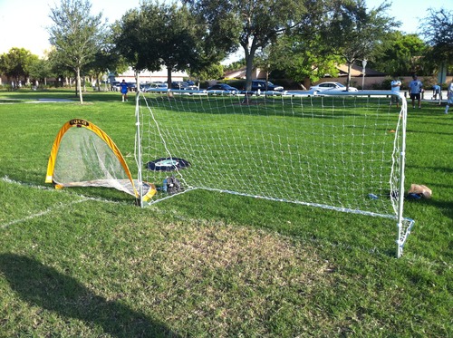 PUGG Pop Up Soccer Goal | Portable Training Set With Knitted Poly Net, The Original Pickup Game Goal, Includes Two Goals & Bag customer photo 1