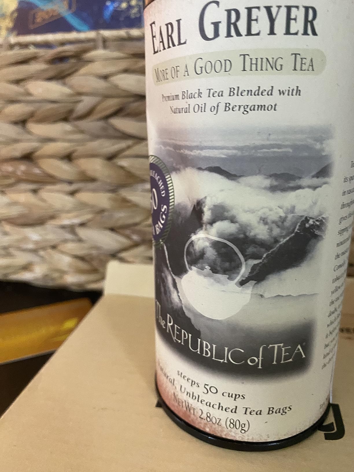 The Republic of Tea Earl Greyer Black Tea, Naturally Caffeinated, 50 Count customer photo 2