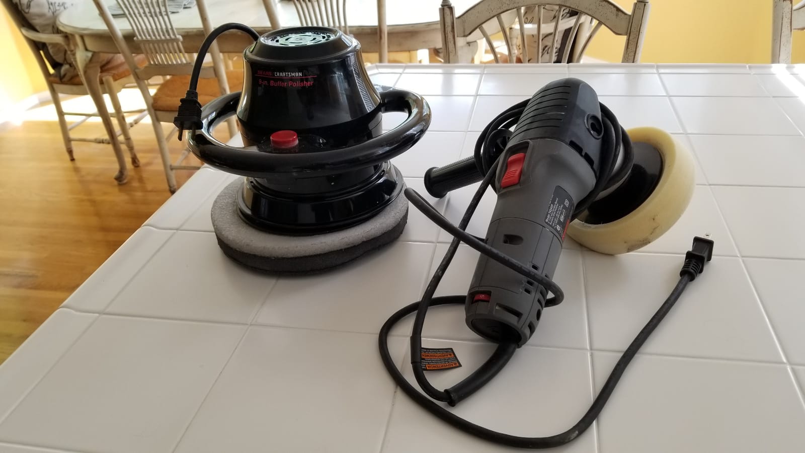 PORTER-CABLE Buffer Polisher, Car Polisher for Car Detaining, 6-Inch, Orbital, Variable Speed (7424XP) customer photo 2