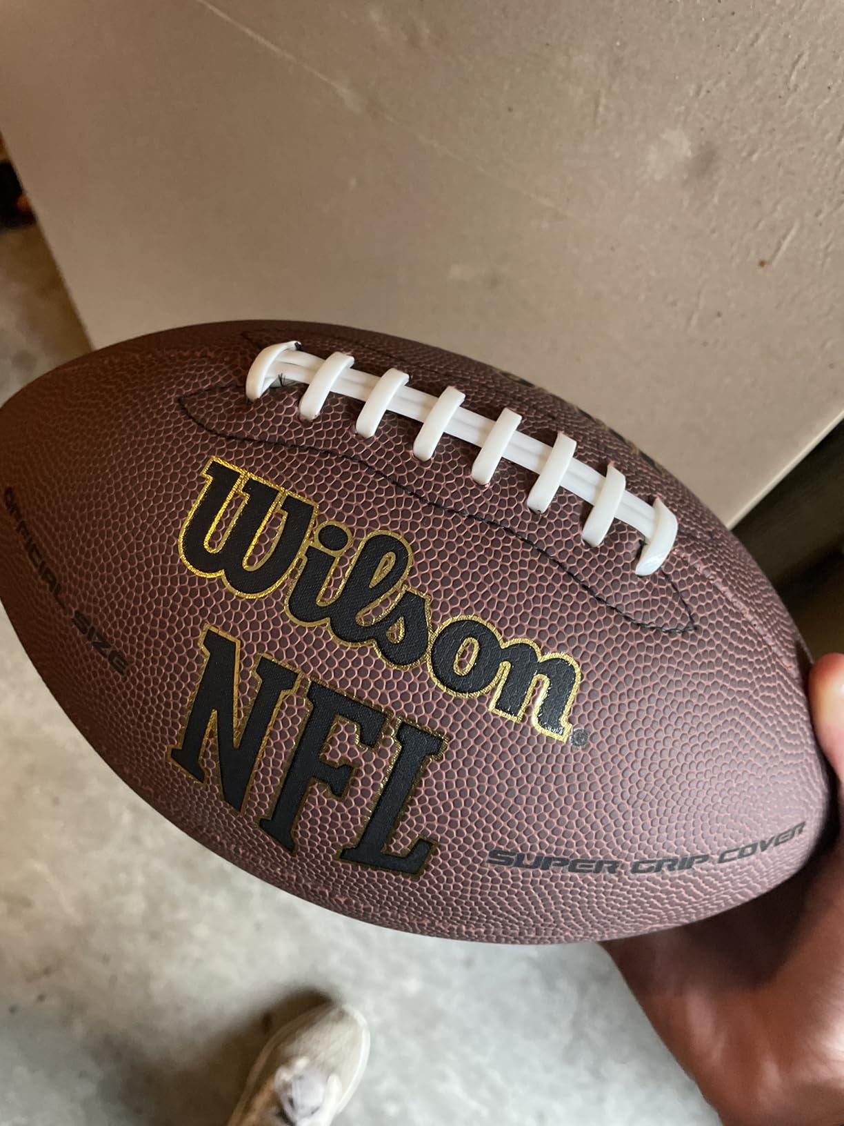WILSON NFL Super Grip Composite Football customer photo 2