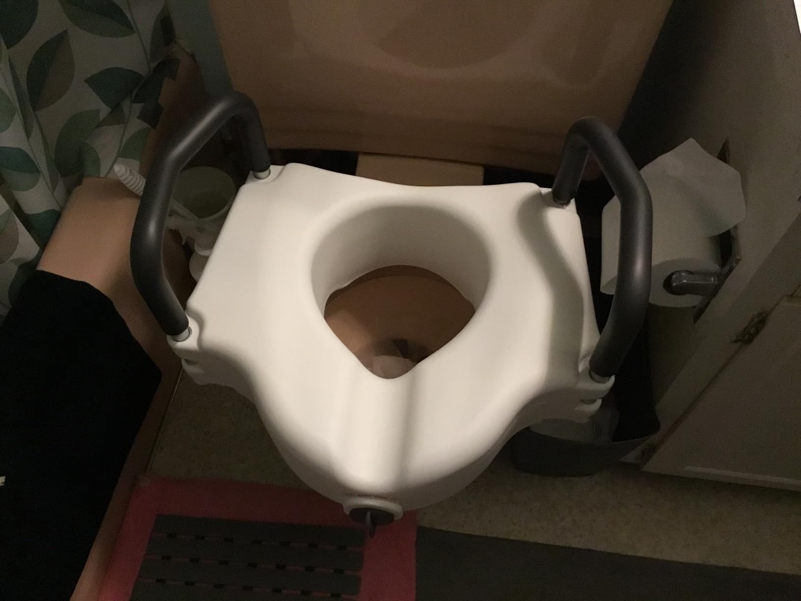 Drive Medical 2-in-1 Raised Toilet Seat with Removable Padded Arms customer photo 1