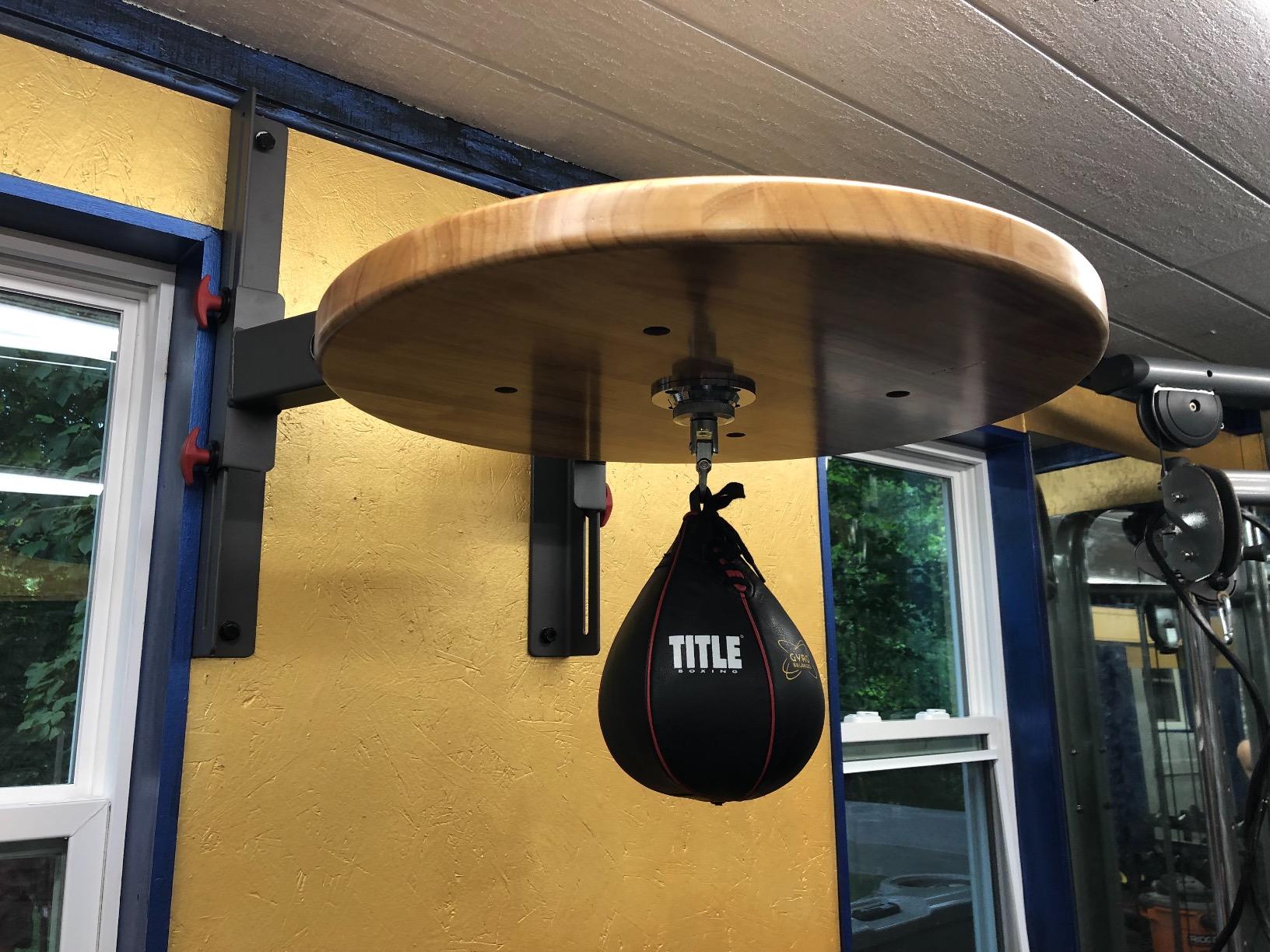 TITLE Boxing Gyro Balanced Leather Speed Bag - Speed Bag for Boxing, Speedbag, Speed Bags, Boxing Equipment, Punching Bag customer photo 1