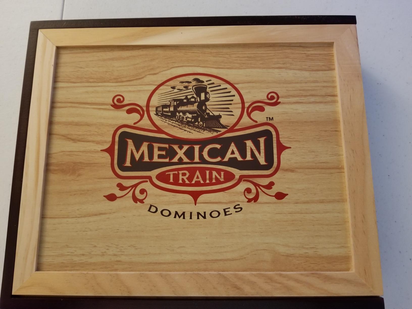 Front Porch Classics | Mexican Train Domino Set in Wooden Collector Box from Front Porch Classics for 2 to 8 Players Ages 8 and Up customer photo 2