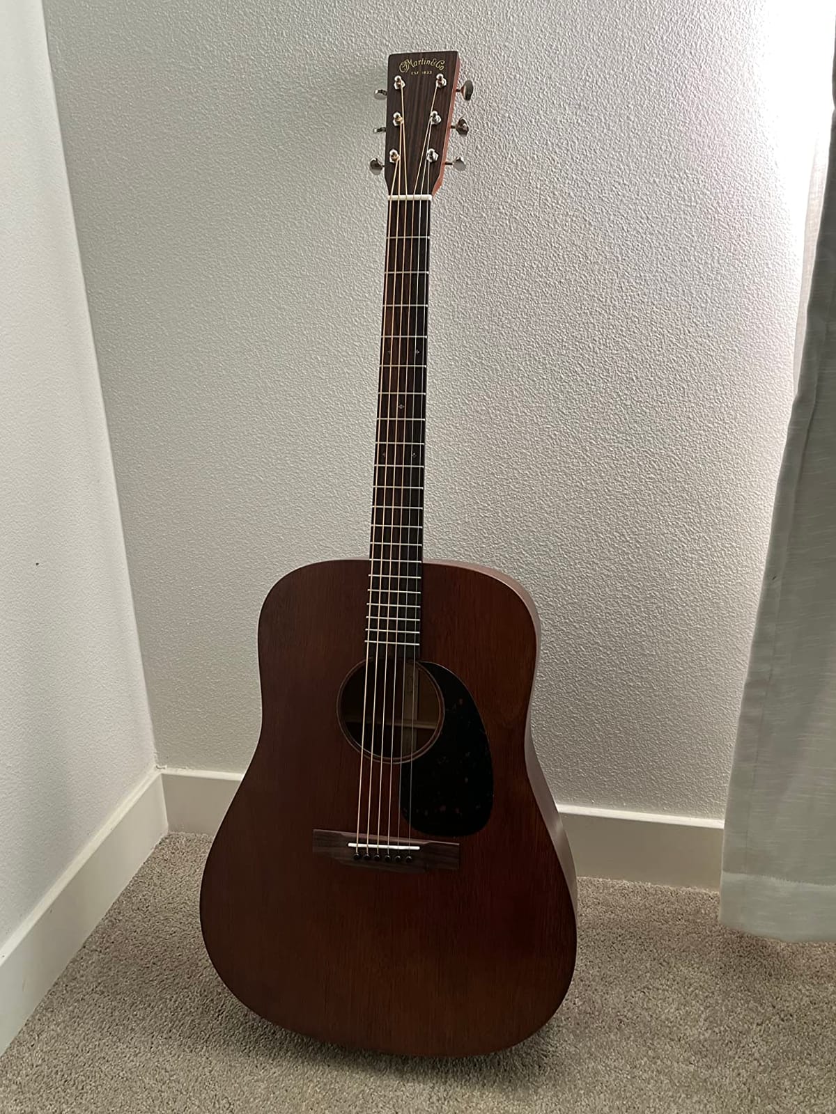 Martin D-15M Mahogany Dreadnought Acoustic Guitar - Natural customer photo 2