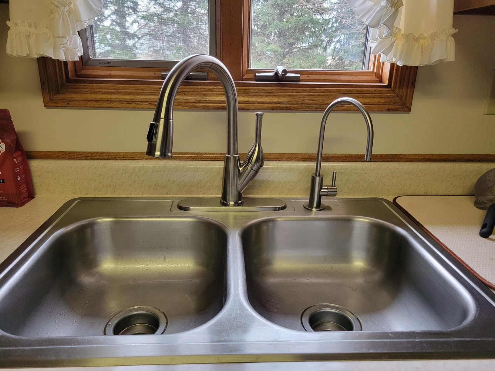 iSpring RCC7-BN NSF Certified, High Capacity Under Sink 5-Stage Reverse Osmosis Water Filter, RO Drinking System, 75 GPD Brushed Nickel Faucet, Patented Top-Mounted Faucet Design for Easy Installation customer photo 1