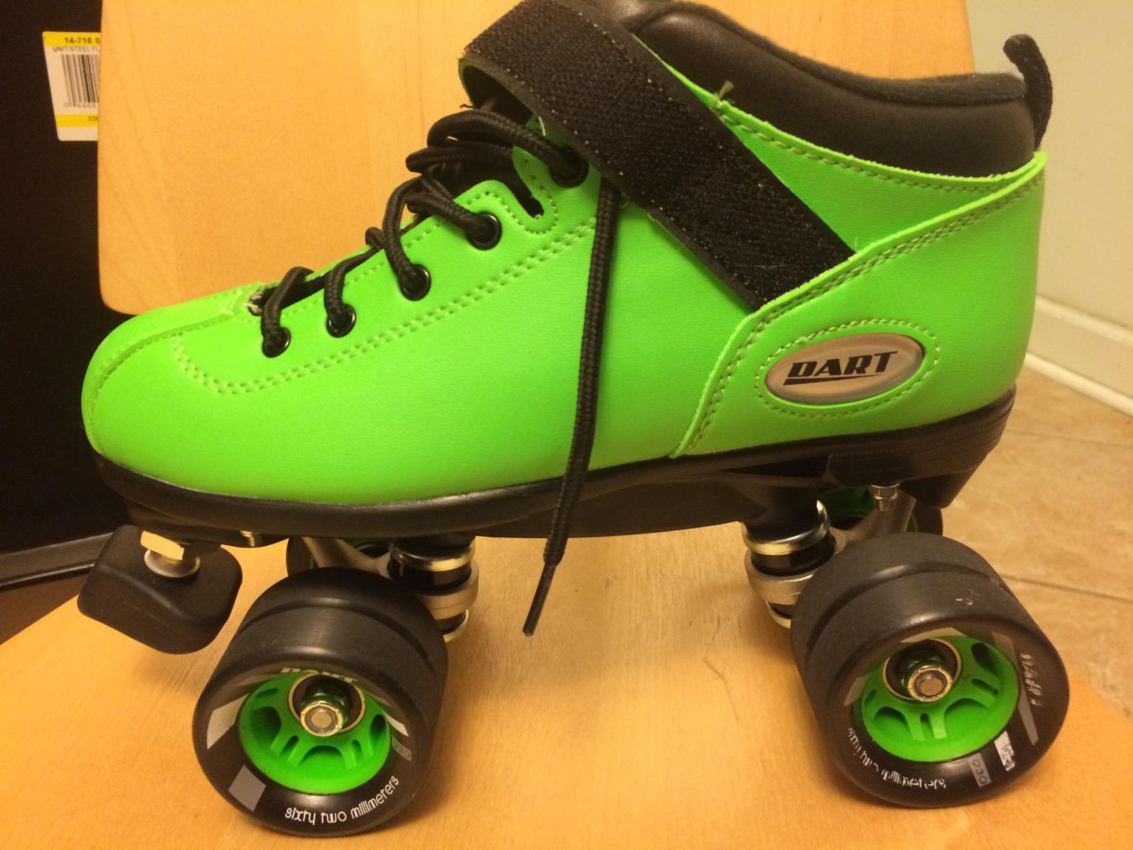 Riedell R3 Indoor Quad Roller Skates for Men and Women - Sonar Cayman Wheels, Nylon Plate, Precision Fit, ABEC-5 Bearings, Velcro Cinch Strap customer photo 2