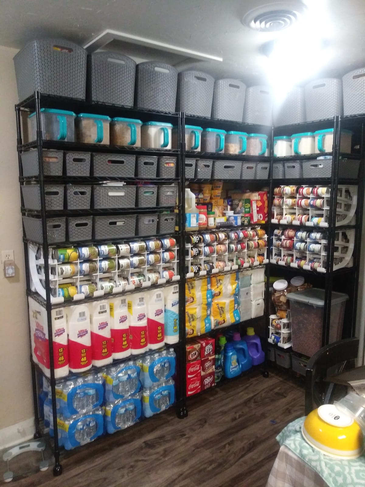 FIFO Pantry Storage Organizer Dispenser Rack for Canned Goods/Drinks, 54-Can Capacity customer photo 2
