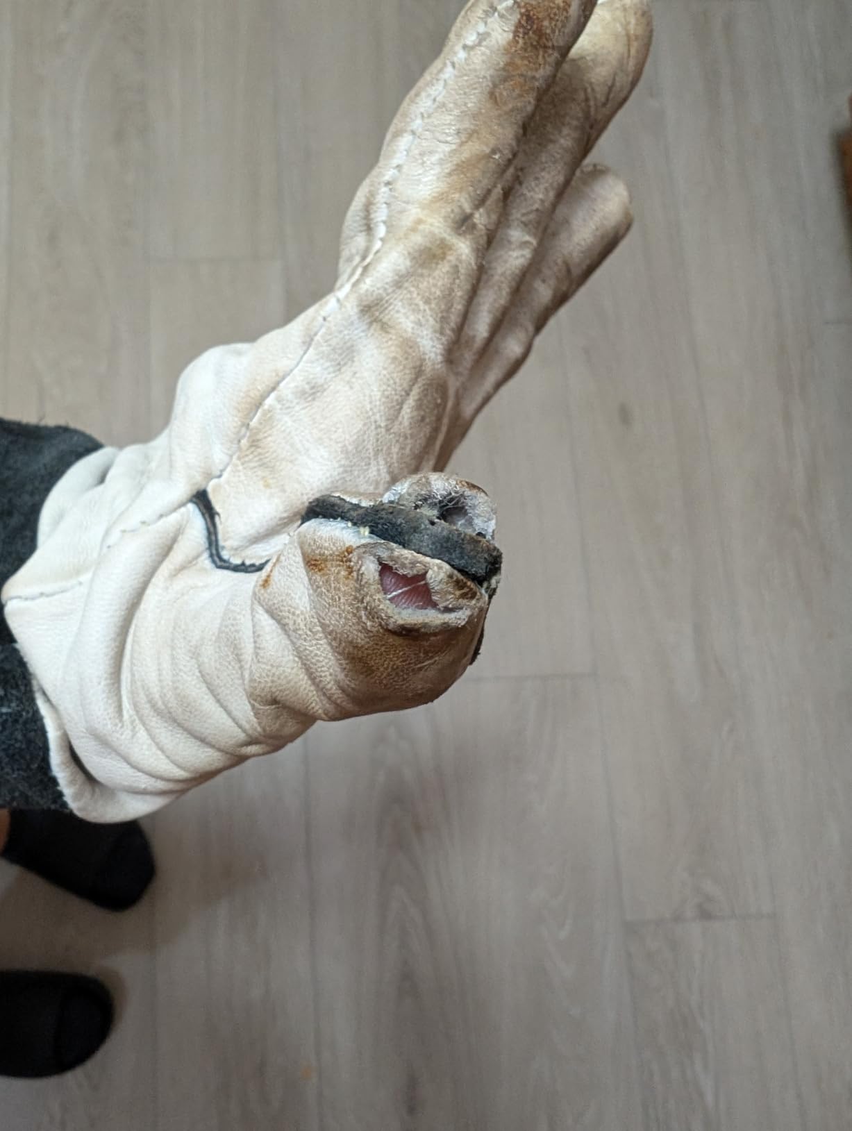 Lincoln Electric Grain Leather TIG Welding Gloves | Comfortable | Lightweight | K2981 - (M -XL) customer photo 1