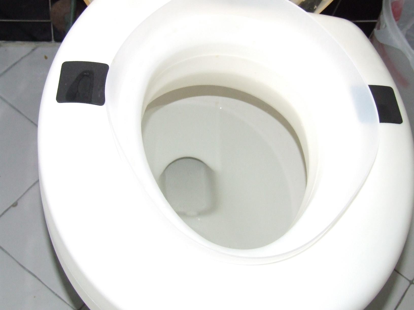 AquaSense 4-Inch Portable Toilet Seat Riser, Elevated Seat for Seniors | Elevated Seat Offers Easy Installation and Sturdy, Non-Skid Design for Round Toilets at Home or Away customer photo 1