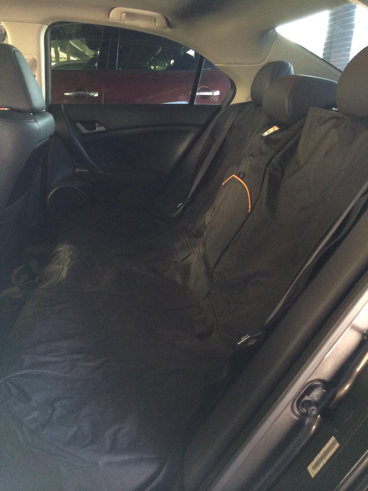 Kurgo Rover Bench Seat Cover, Black, 55