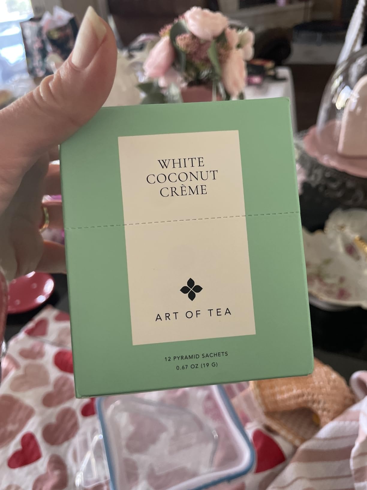 Art of Tea | Organic White Coconut Crème | 12 Count Sampler Box Assortment | Premium Caffeinated Organic White Tea Variety customer photo 2