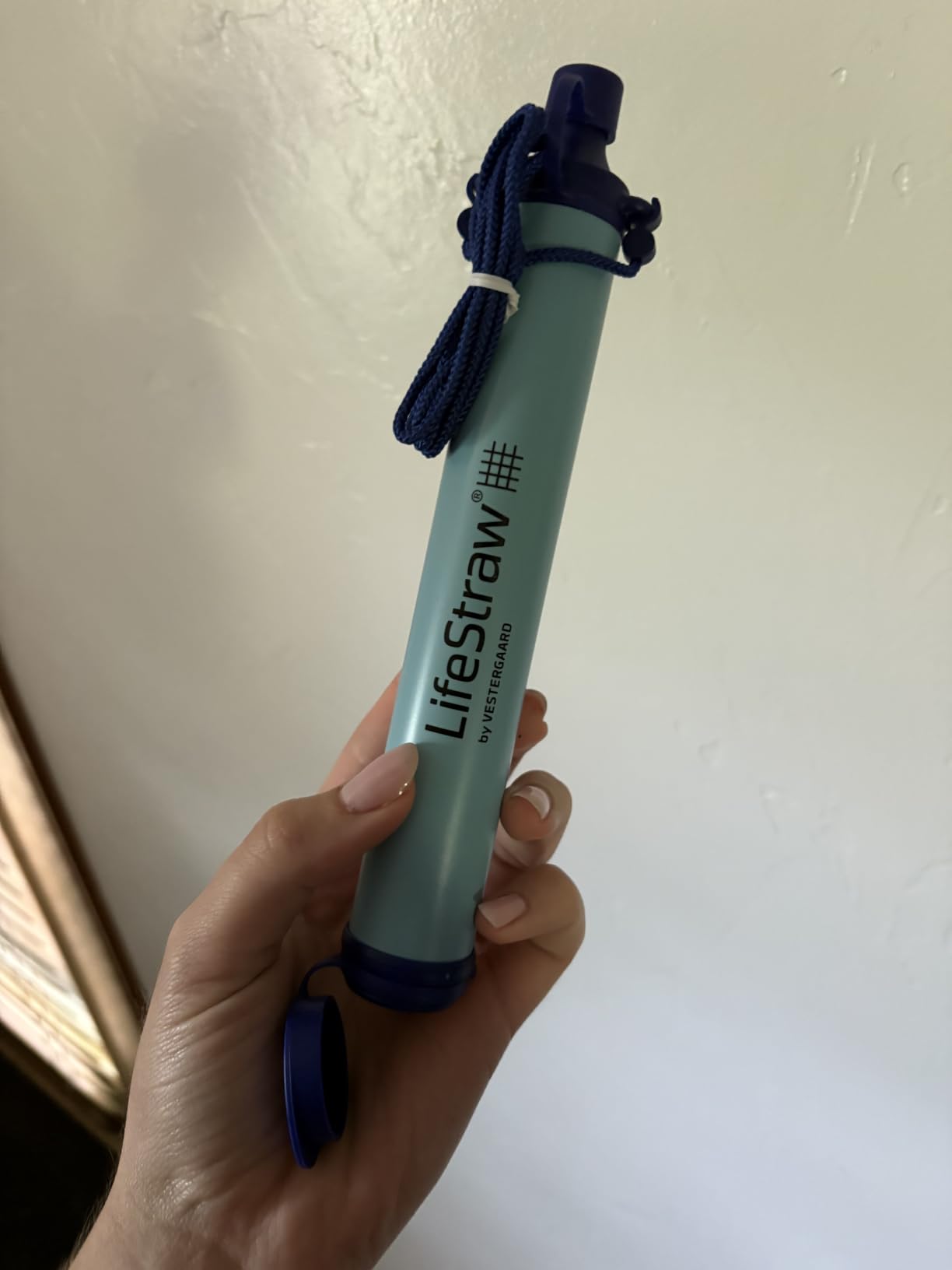 LifeStraw Personal Water Filter for Hiking, Travel and Emergency, Blue, 1PK | Water Filter for Hiking, Camping, Travel, and Emergency Preparedness, Removes Bacteria & Parasites customer photo 1