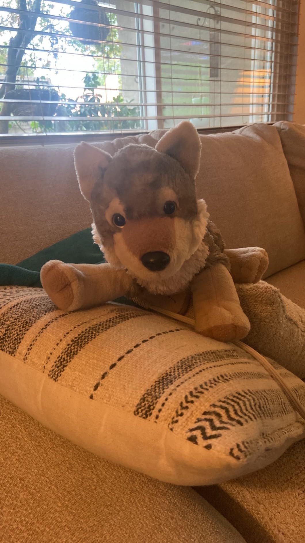 Wild Republic Wolf Plush, Stuffed Animal, Plush Toy, Gifts for Kids, Cuddlekins 12 Inches customer photo 1