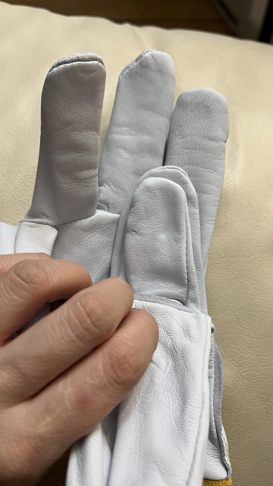 Tillman unisex adult Tig Welding Gloves R3SC34122981, White, X-Large Pack of 1 US customer photo 2
