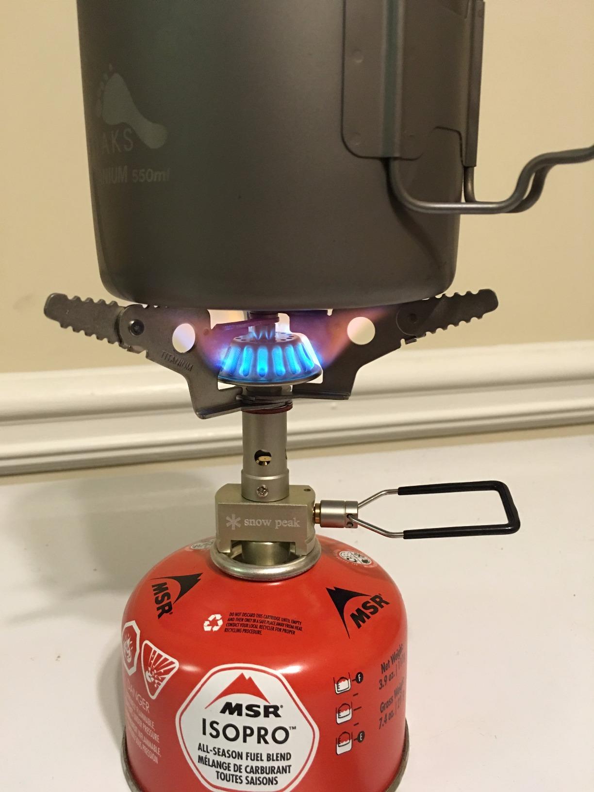 Snow Peak LiteMax Titanium Ultralight Backpackers Stove customer photo 1