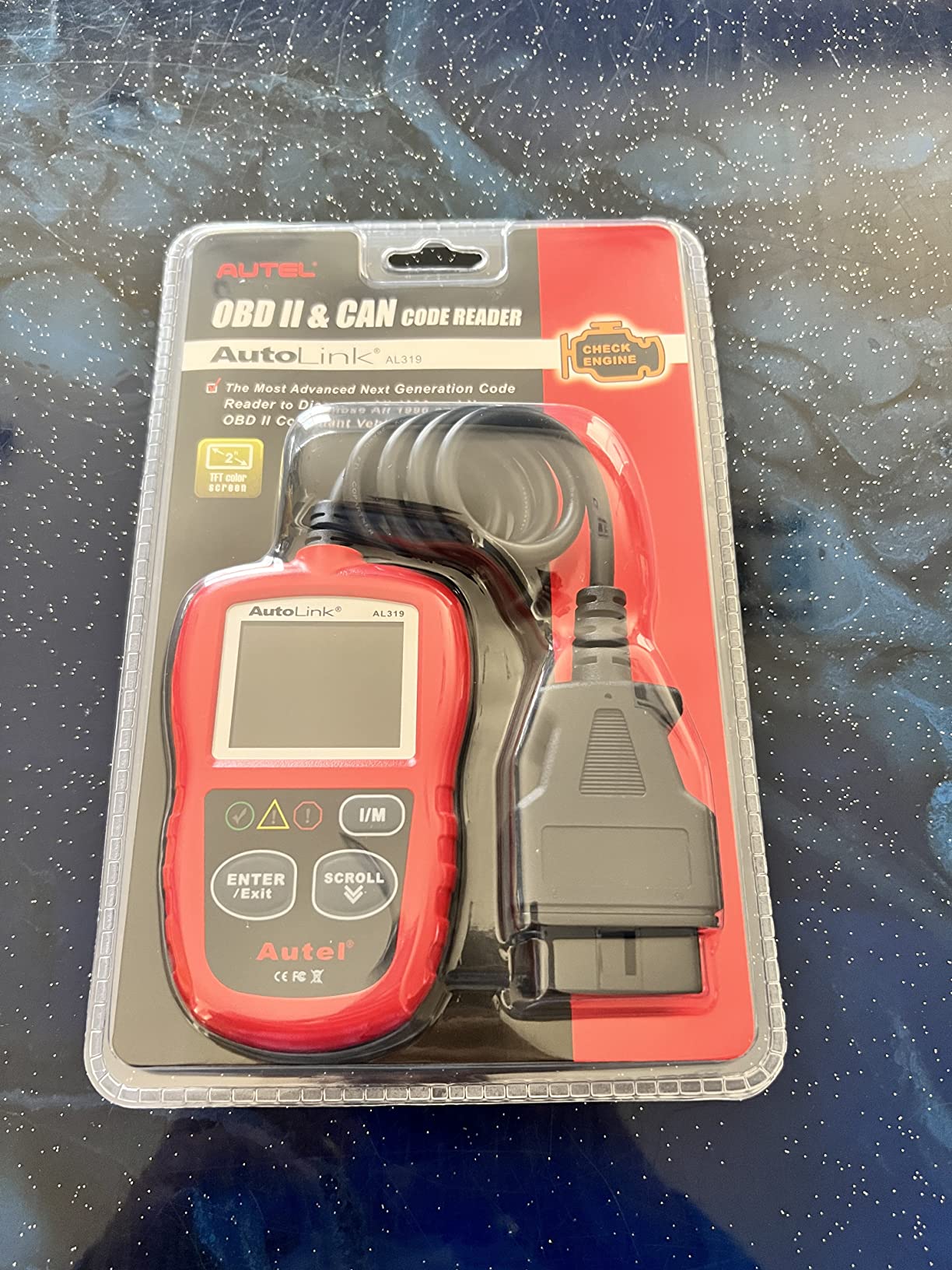 Autel AL319 Professional OBD2 Scanner, Enhanced Check Engine Code Reader | Reset Fault Code, Live Data, Freeze Frame, CAN Car Diagnostic Scan Tool for All OBDII Vehicles After 1996, 2026 Upgraded customer photo 1