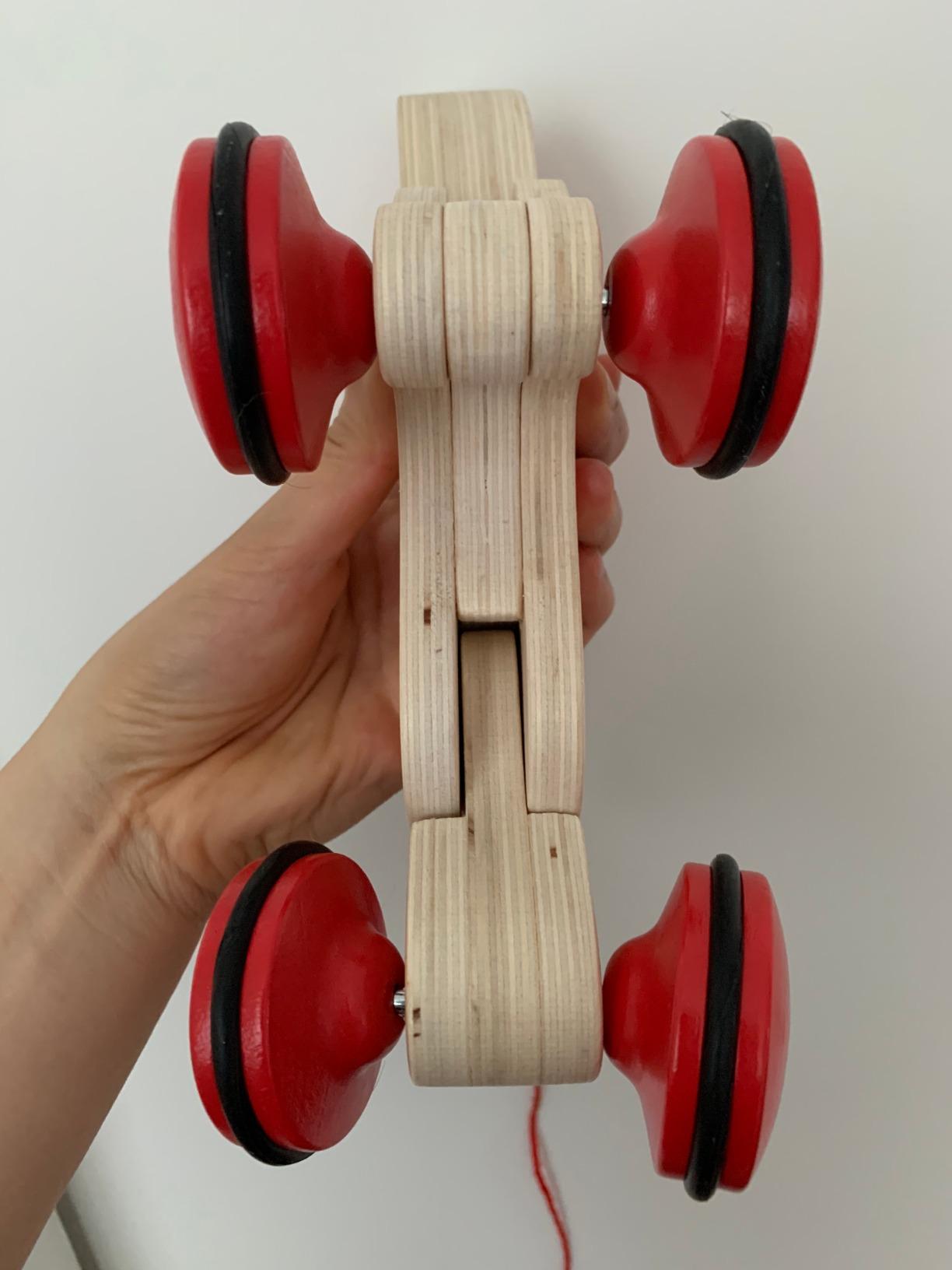 Hape Walk-A-Long Puppy Wooden Pull Toy customer photo 1
