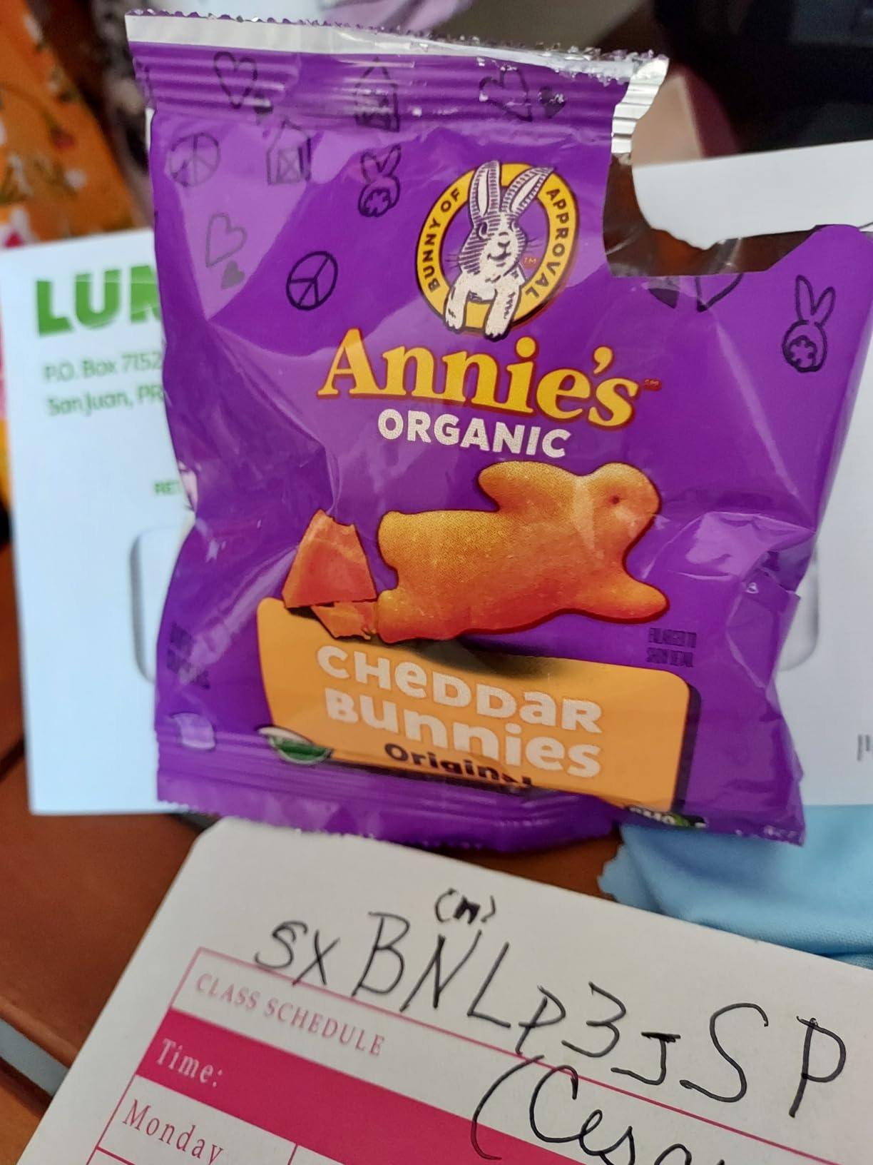 Annie's Organic Snack Cracker Variety Pack, 12ct, 11 oz | Cheddar Bunnies, Bunny Grahams & Cheddar Squares (4 of Each), No Artificial Flavors or Synthetic Colors customer photo 2