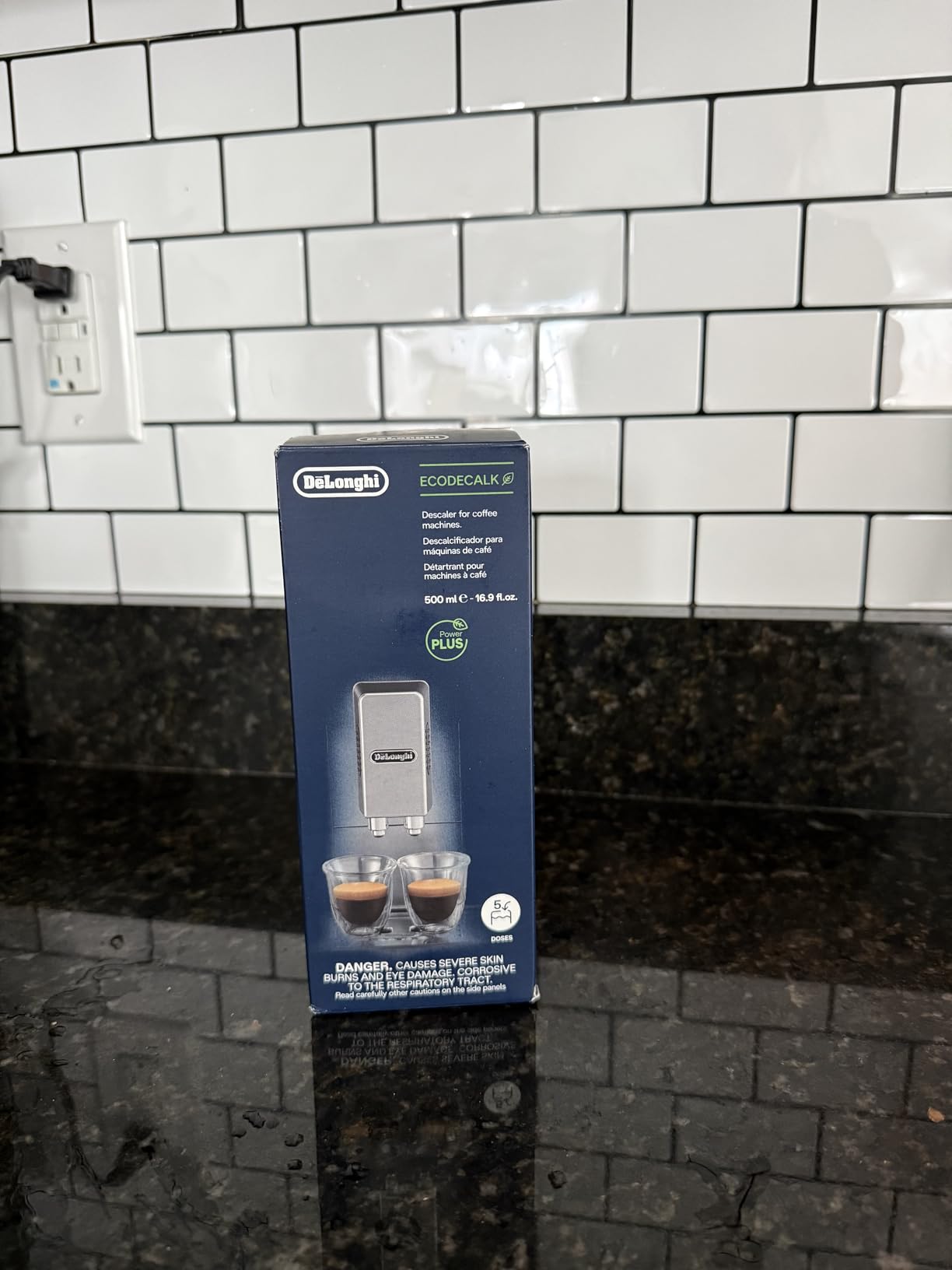 De'Longhi EcoDecalk Universal Descaler, for Coffee Machines 16.90 oz | Safe Formula, Universally Compatible, 15 Month Supply, Easy to Use customer photo 2