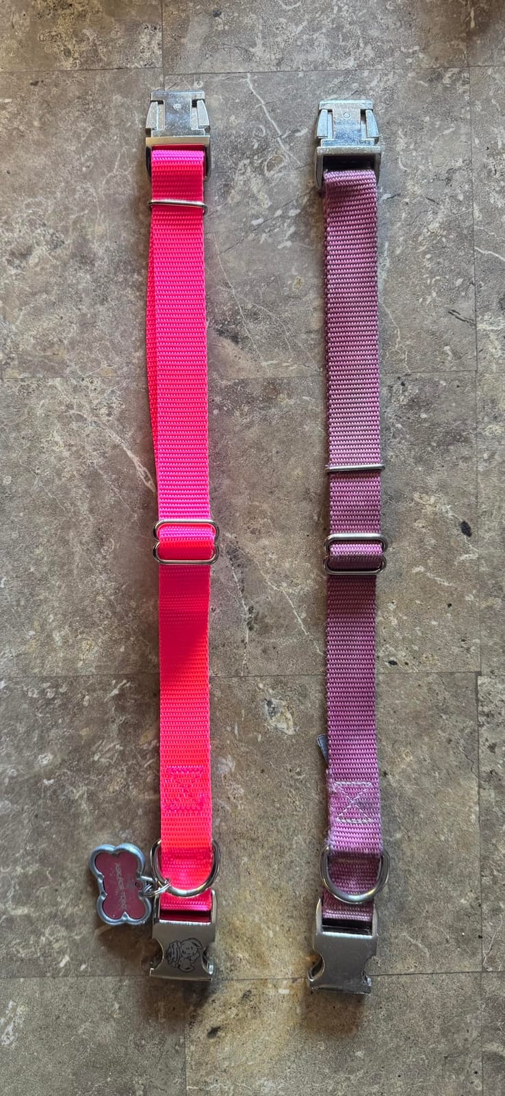 Country Brook Petz - Premium Nylon Dog Collar with Metal Buckle for Small Medium Large Breeds - 30+ Colors (Large, 1 Inch, Black) customer photo 1
