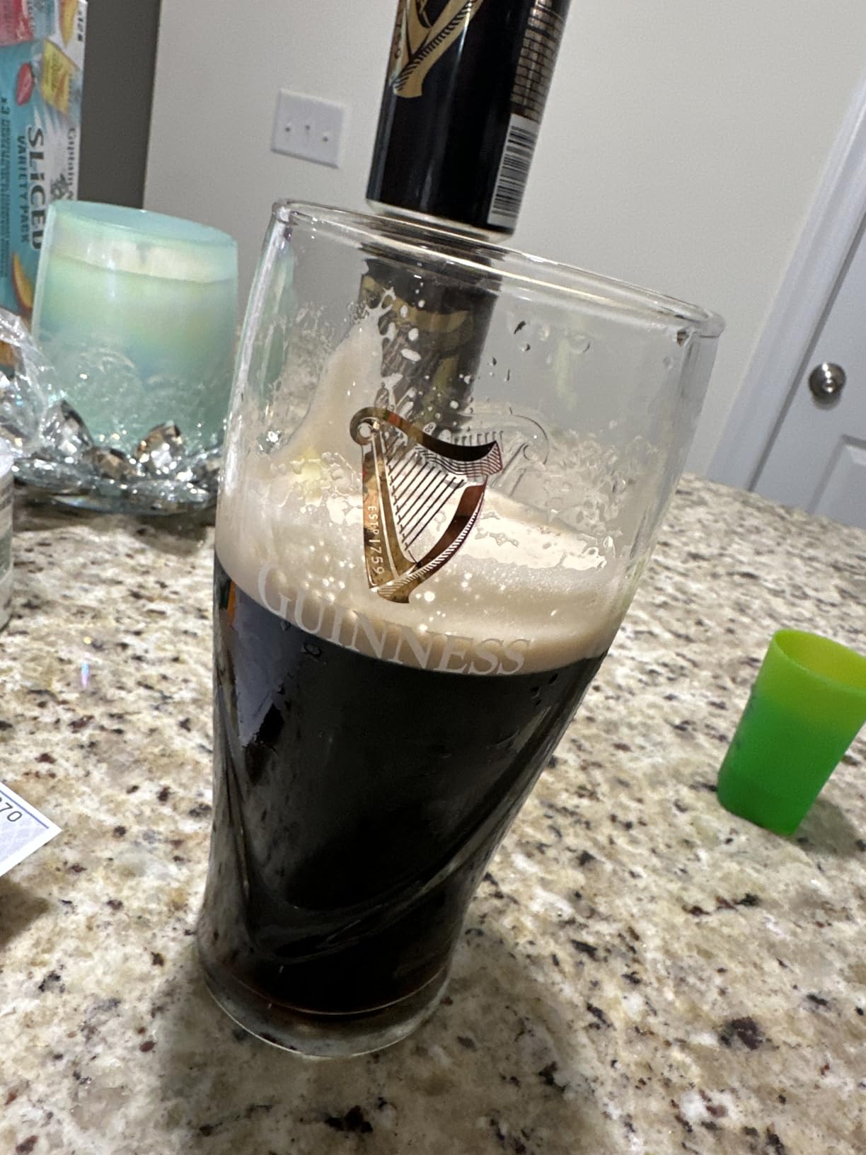 Guinness 20oz Beer Glasses Twin Pack | Certified Official Merchandise | Ideal gift for Beer Lovers customer photo 2