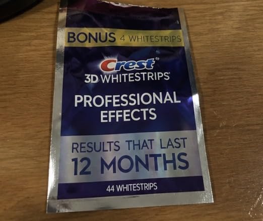 Crest Teeth Whitening Strips, Crest 3D Whitestrips Professional Effects, Enamel Safe Teeth Whitening Kit, 22 Treatments (44 Strips), Professional-Level Whitening, 19 Levels Whiter customer photo 1