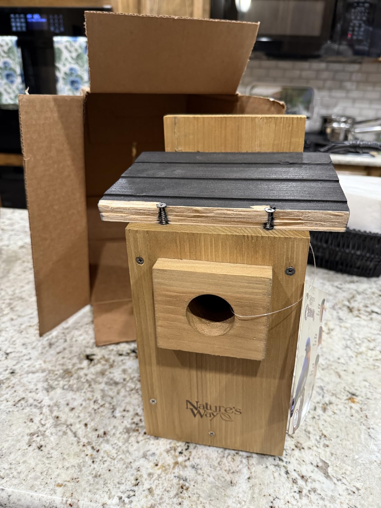 Nature's Way Bird Products CWH4 Cedar Bluebird Viewing House customer photo 2