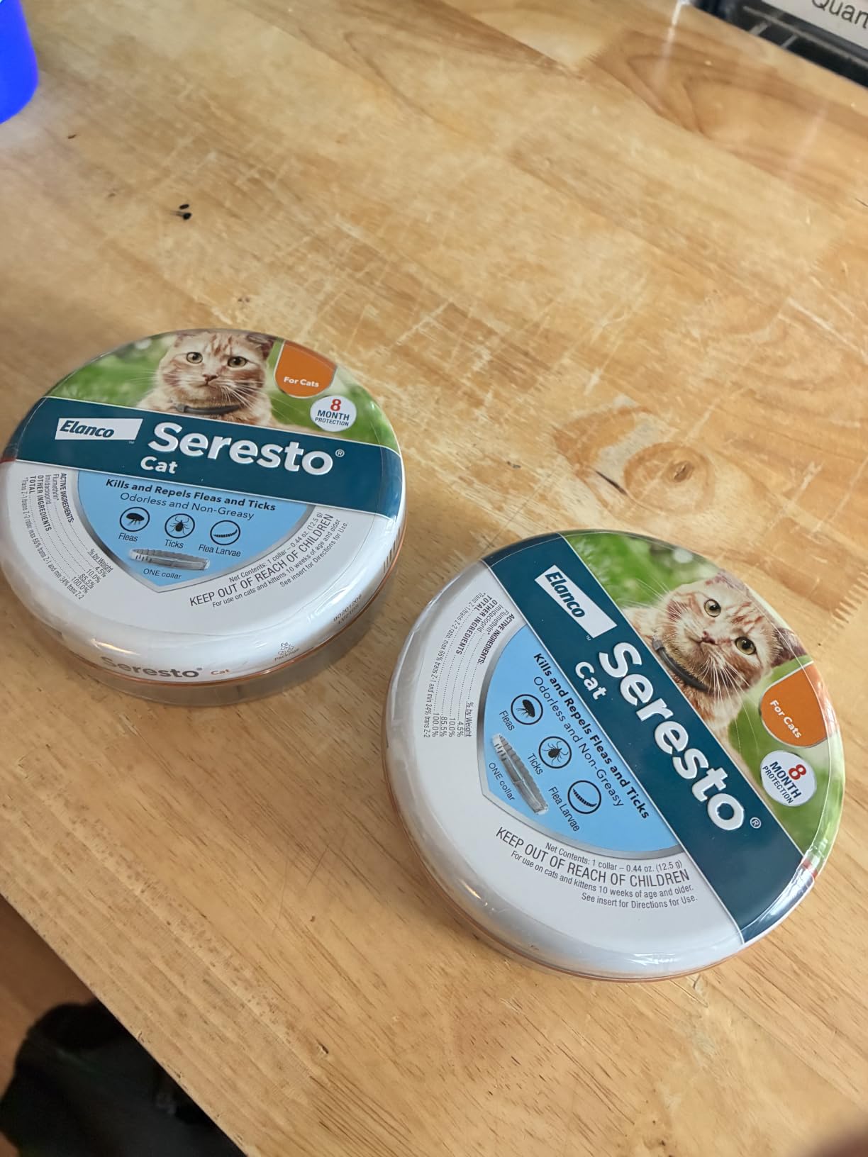Seresto Cat Vet-Recommended Flea & Tick Treatment & Prevention Collar for Cats | 8 Months Protection customer photo 1