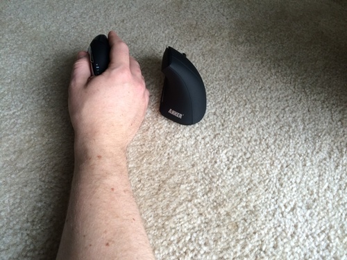 Anker 2.4G Wireless Ergonomic Mouse, Right Hand Vertical Mouse USB Receiver customer photo 1