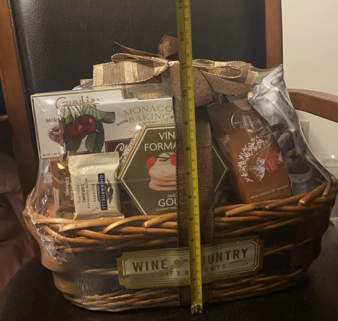 Wine Country Gift Baskets The Connoisseur Gourmet Gift Basket Food Gift Basket for Families College Students Appreciation Thank You Congratulations Get Well Soon Care Package customer photo 1