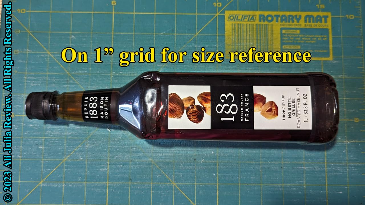 1883 Roasted Hazelnut Syrup for Drinks – Premium French Coffee Syrup – Made in France – 1 Liter Bottle – Perfect for Lattes, Cocktails & Desserts customer photo 1