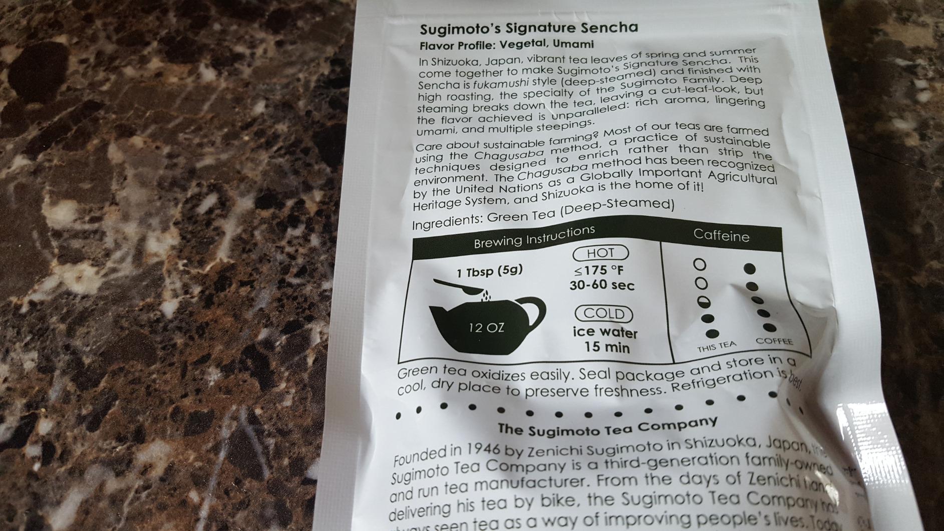 SUGIMOTO TEA Japanese Sencha Fukamushi Green Tea Loose Leaf 3.5 oz | 100% Made in Japan, Shizuoka, Green, Sencha, Fukamushi, 3.5 oz (100 g), Pack of 1 customer photo 2