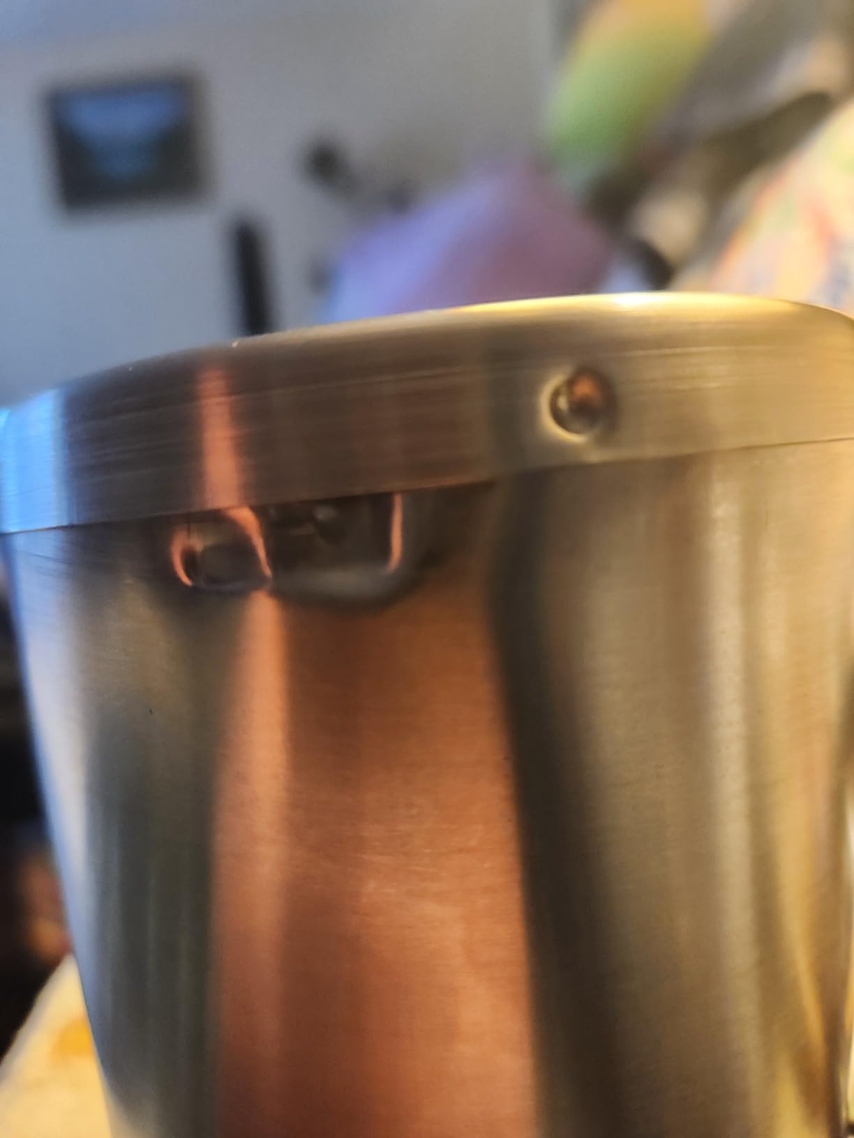5 Inch Brushed Stainless Personal Spittoon with Removable Top customer photo 1