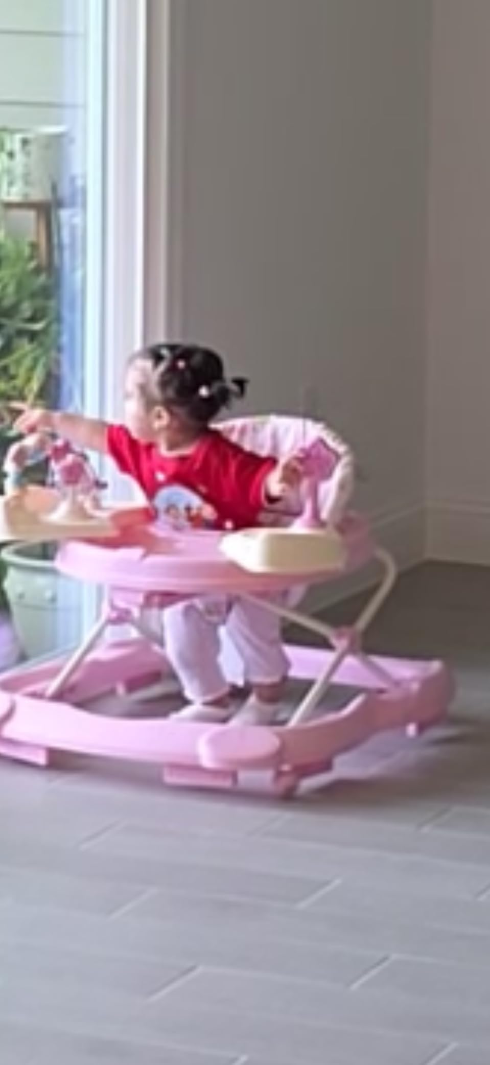 Disney Baby Princess Walker with Wheels, Pink Baby Walkers and Activity Center for Infants customer photo 2