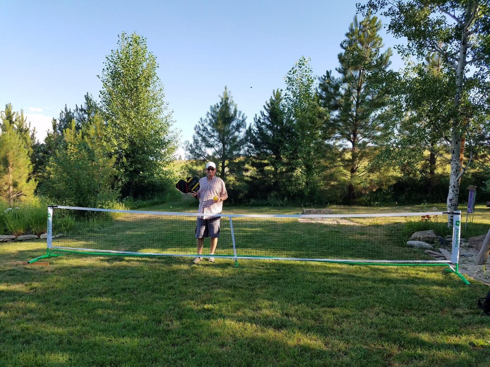Pickle-Ball 3.0 Tournament Pickleball Net with Carry Bag, 22 ft | No-Velcro buckle tensioning, powder-coated steel frame and 5-minute tool-free setup; 36 in sides, 34 in center customer photo 2