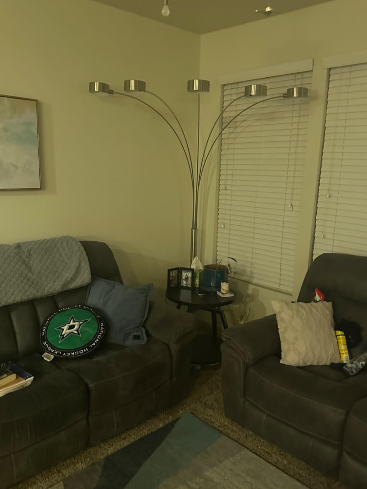 Artiva USA Micah - 5 Arc Floor Lamp w/Dimmer Switch, 360 Degree Rotatable Shades - Bright & Attractive, Brushed Steel customer photo 1