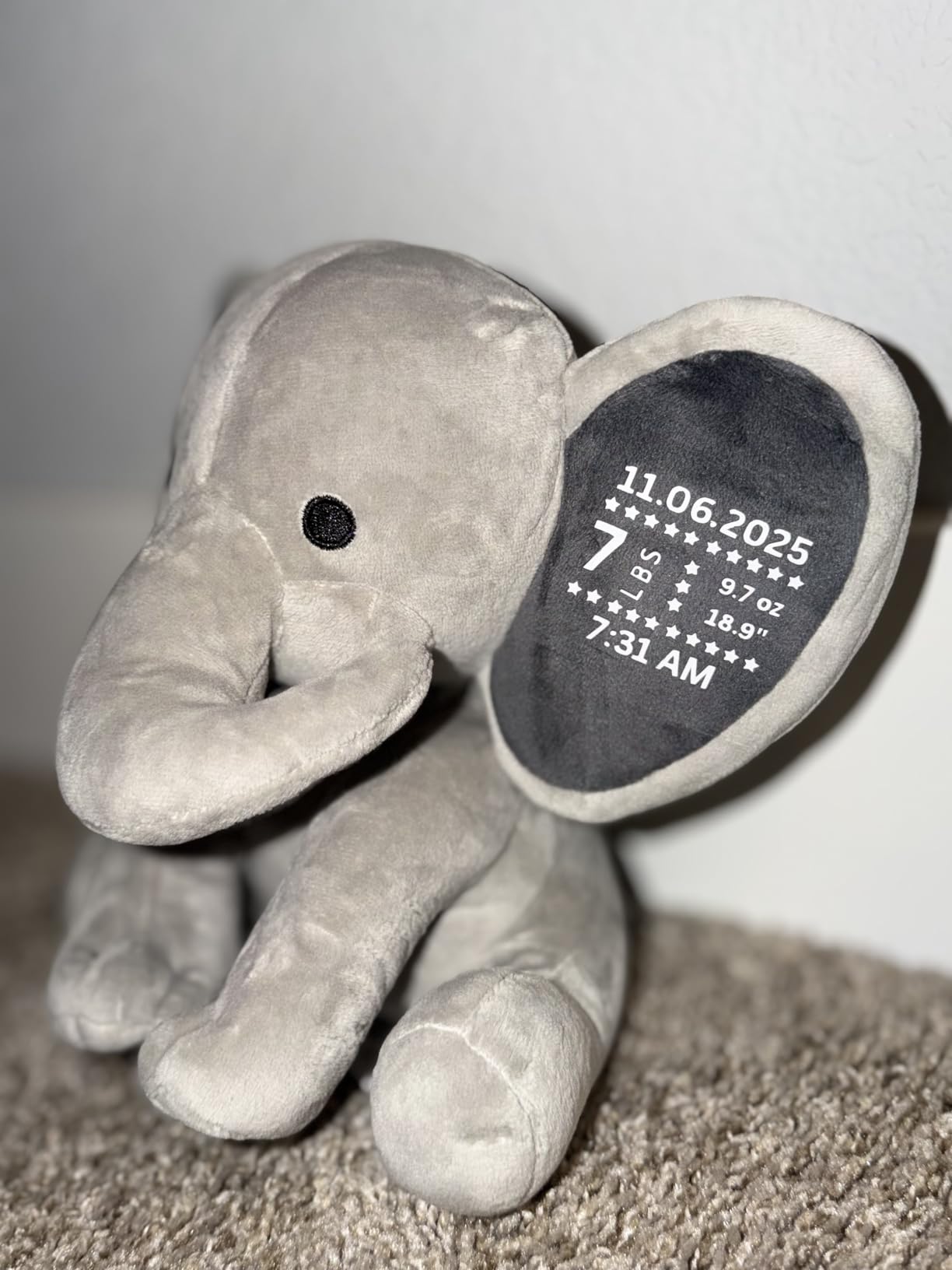Bedtime Originals Choo Choo Express Plush Elephant - Humphrey customer photo 2